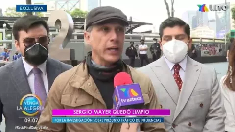 Héctor Parra: Sergio Mayer demuestra que no realizó tráfico de influencias.