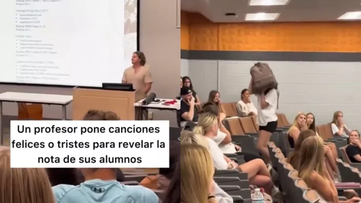 Maestro da calificaciones con música