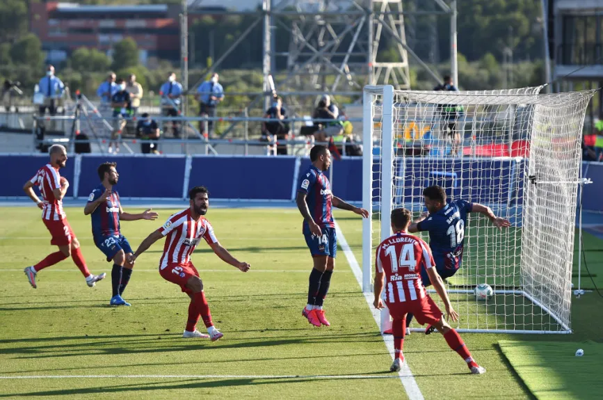 El Atlético de Madrid venció 1-0 al Levante