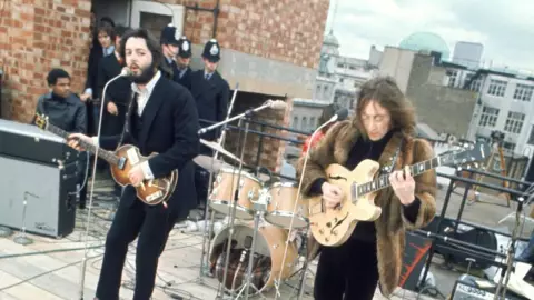 Concierto en la azotea The Beatles