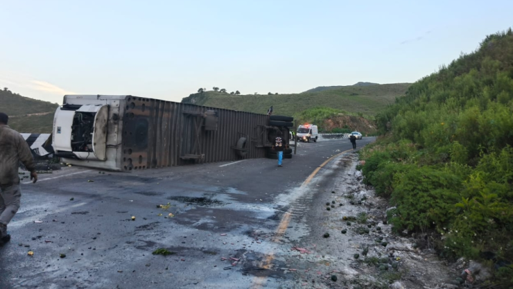 Volcadura de caja seca