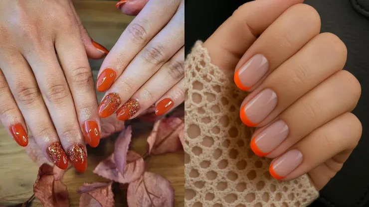 Uñas naranja