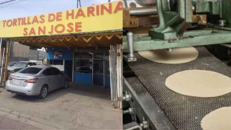 Adolescente prensado en tortillería