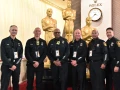 Los Bomberos de Los Ángeles fueron los primeros en desfilar por la alfombra roja, en honor a su reacción ante los incendios catastróficos en California | Foto: Gregg DeGuire/Penske Media vía Getty Images