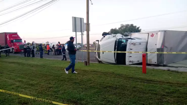 camión torto carretera silao-guanajuato 7 muertos hoy
