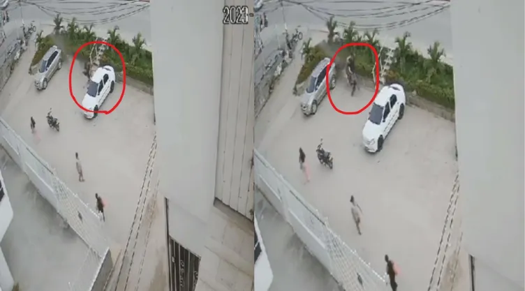 VIDEO: Repartidor de comida rápida intenta acrobacia y mata a su novia