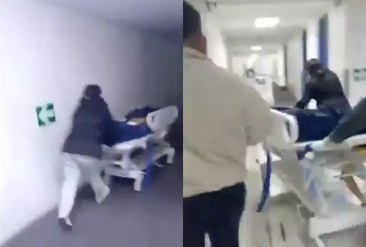 ¿Resucitó? Captan a mujer despierta en la morgue de un Hospital