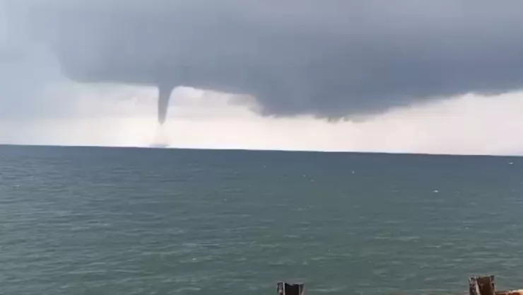 Tromba de agua en Alvarado