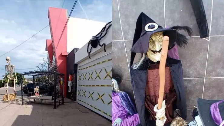 Decoración de casas para Halloween en Culiacán