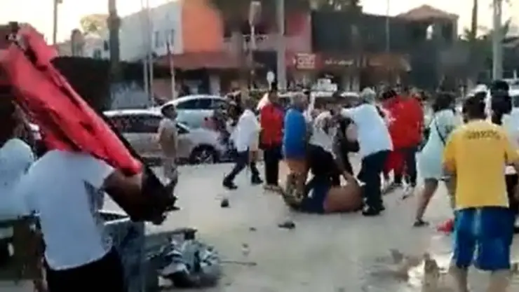 Pelea Villa del Mar Veracruz.