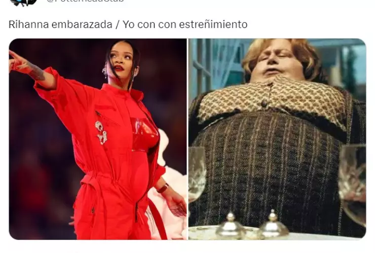 Super Bowl LVII: Los mejores memes que dejó el show de Rihanna