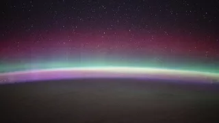 Auroras boreales vistas desde el espacio