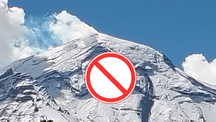 Volcán Popocatépetl se está PARTIENDO