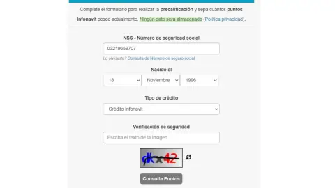 Puntos de Infonavit.