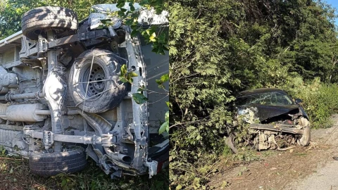 El primero del año: Accidente deja lesionados en carretera Tulum - Cobá HOY, 1 de enero de 2026; esto se sabe de la volcadura