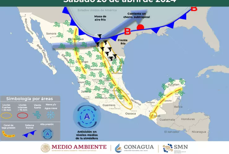 El frente frío 47 tendrá su ingreso al país el sábado