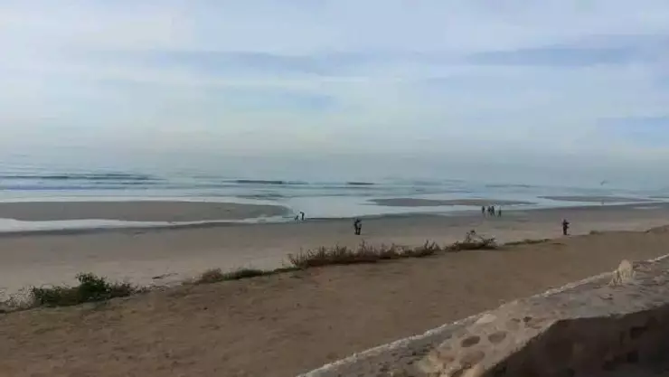 Se registra extraño fenómeno en Tijuana, hay marea baja en Playas