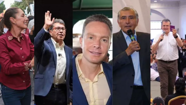 Corcholatas de Morena: ¿cuáles fueron sus actividades hoy?