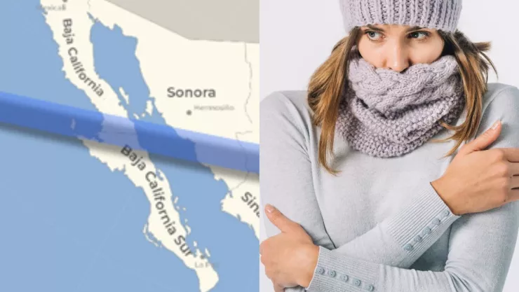 Alertan por frente frío en Baja California con temperaturas bajo cero