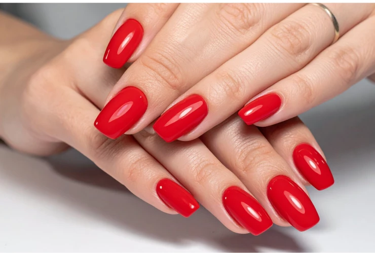 uñas rojas diseños