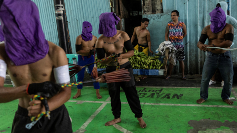 Autoflagelación en Filipinas por Semana Santa