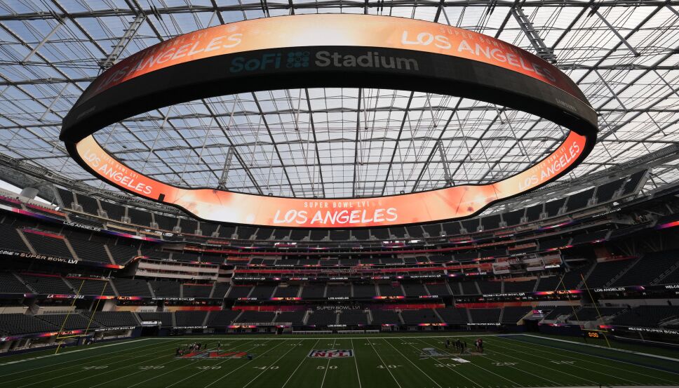 SoFi Stadium estadio del Super Bowl 2022.