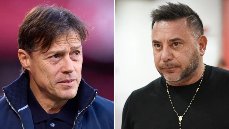 Matías Almeyda y Antonio Mohamed