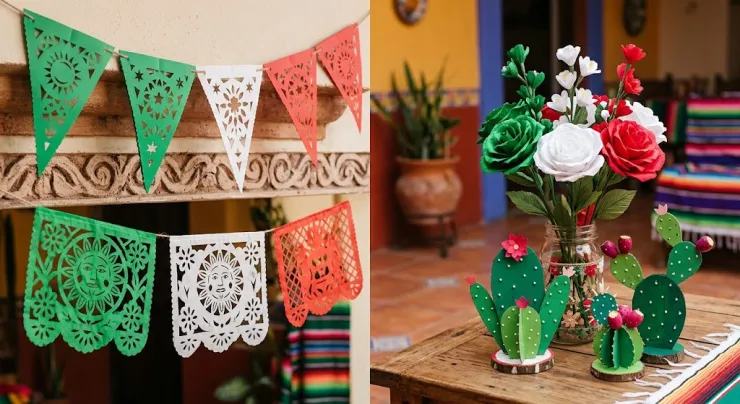 Manualidades adornar casa 15 de septiembre