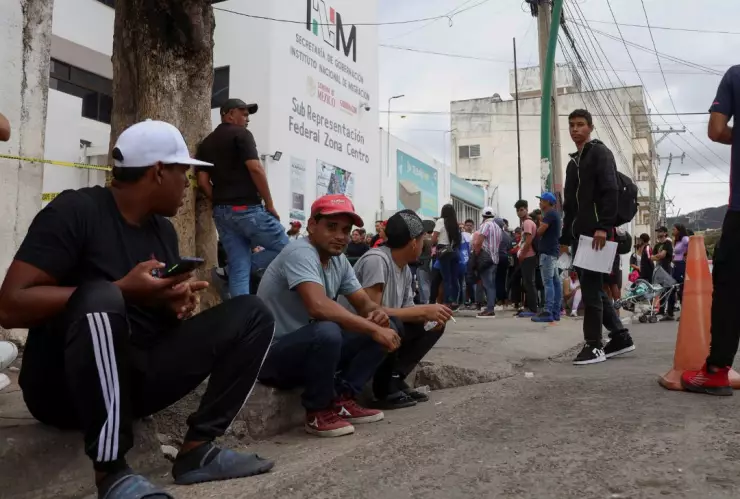 Trump aseguró que febrero fue el mes con menos migrantes intentando entrar al país