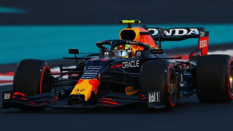 Checo Pérez en Abu dabi