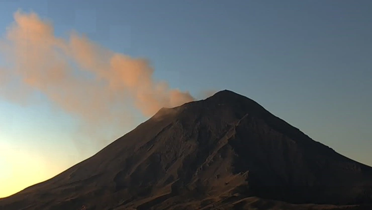volcán Popocatépetl hoy 5 de abril