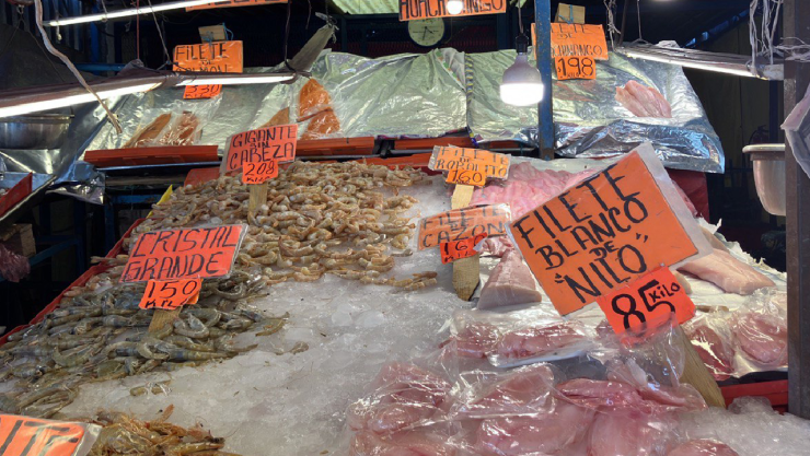 Estos son los precios de pescados y mariscos en el mercado La Nueva Viga en Semana Santa 2023.