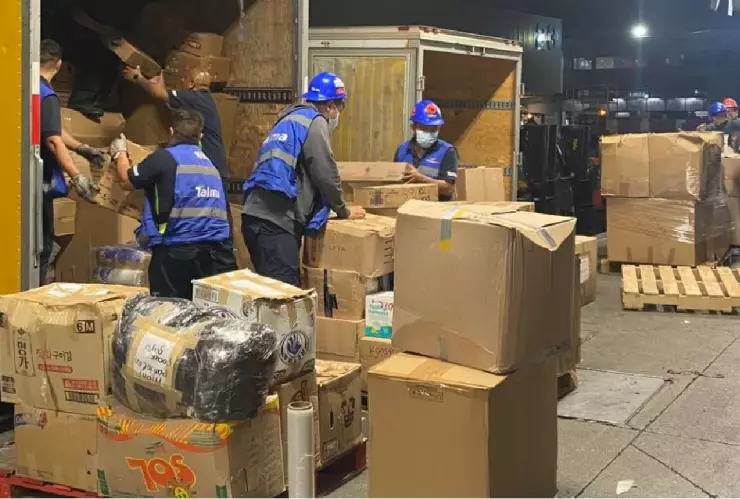 La Embajada de Turquía en México realizó el primer envío de donaciones para los damnificados tras el terremoto de magnitud 7.8.