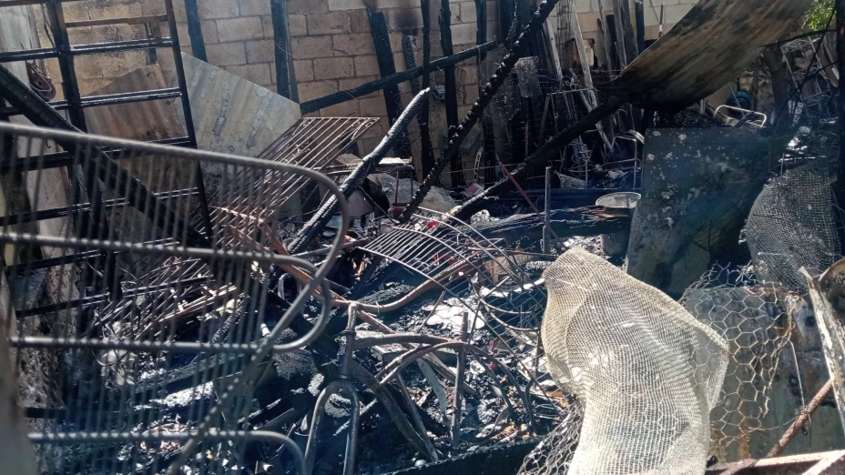 Rescatan a abuelita durante FUERTE INCENDIO en San José Tecoh