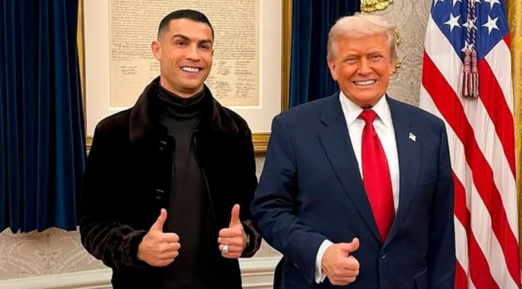 Cristiano Ronaldo y Donald Trump