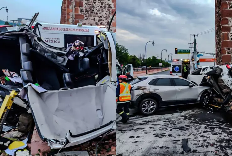 Trágico-accidente-Querétaro-conductora-ebria-choca-contra-dos-autos-y-deja-una-mujer-muerta