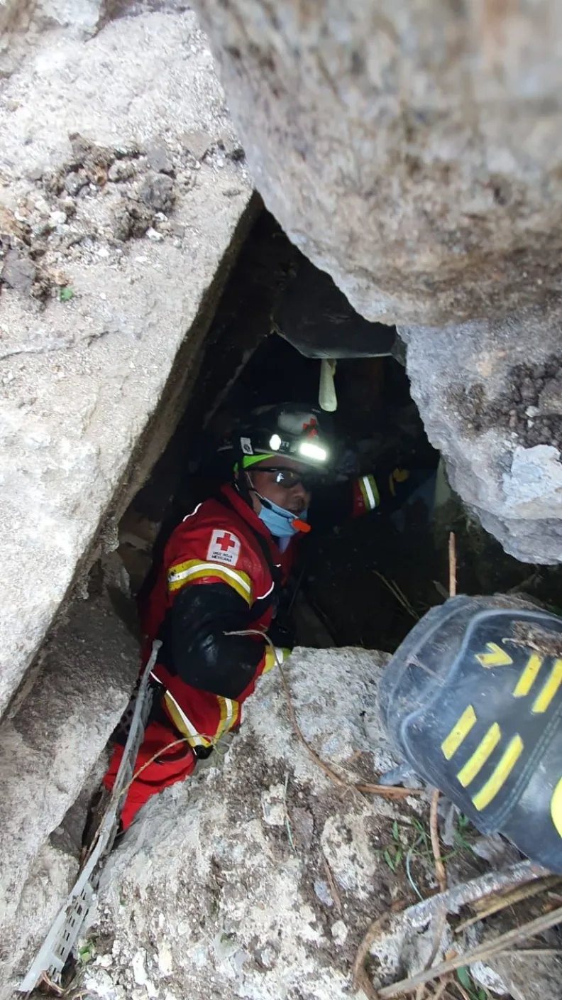 Son cuatro las viviendas afectadas de forma directa por el derrumbe de una parte del Cerro del Chiquihuite
