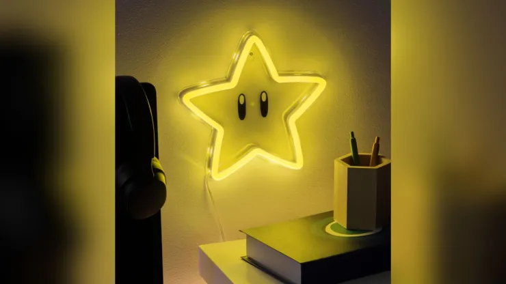 lámparas de super mario bros