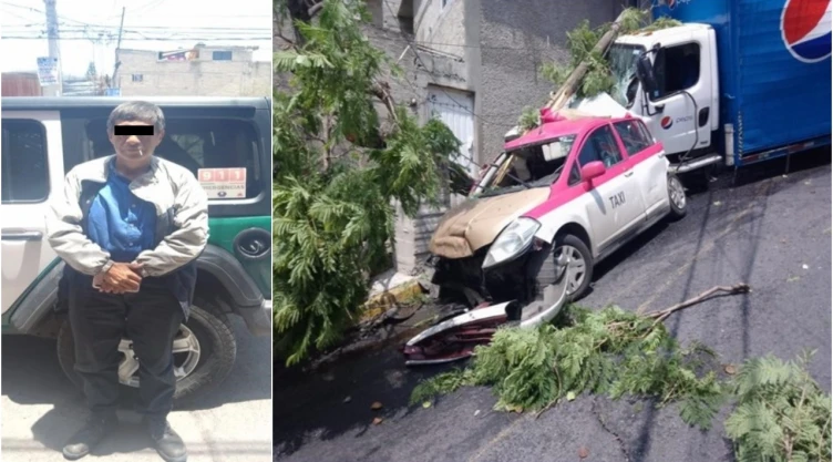 El conductor del camión de refrescos fue detenido.