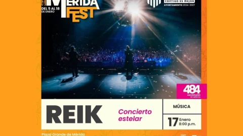 Este será el setlist del concierto GRATUITO que ofrecerá Reik en Mérida este sábado 17 de enero de 2026