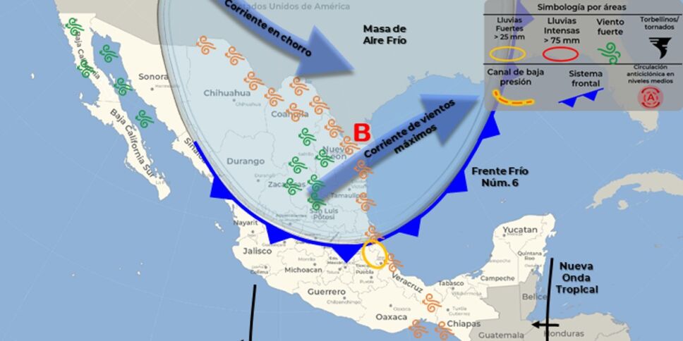 clima mexico 27 de octubre
