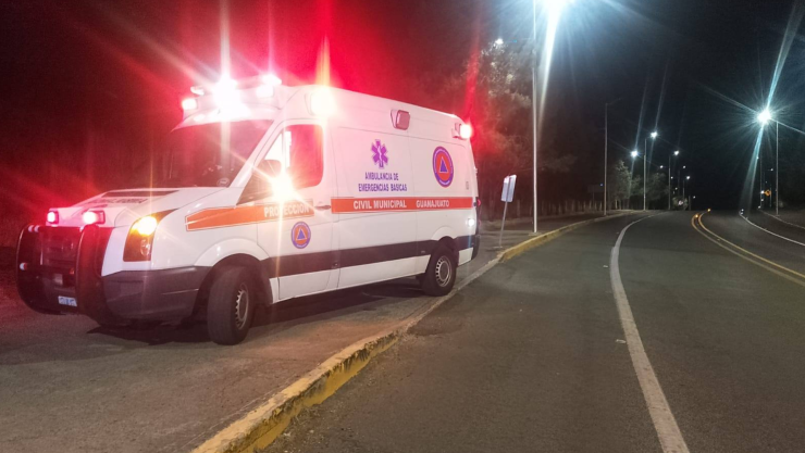 Hombre muere en carretera / Accidente Guanajuato capital