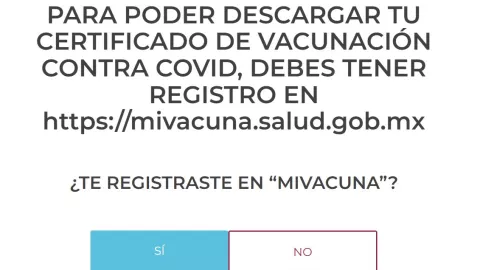 Paso 1 para hacer certificado de vacunación con dosis de refuerzo
