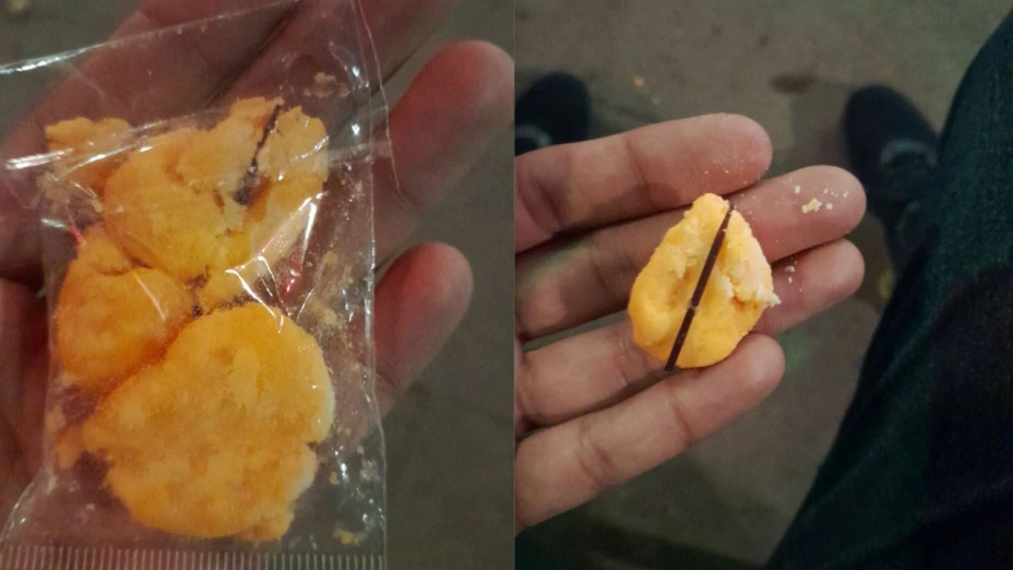 niño recibe gomita espinas calaverita san pedro cholula