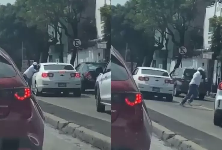 Así asaltaron a un automovilista en la Venustiano Carranza, colonia Zaragoza, en la CDMX
