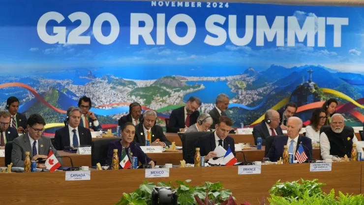Encuentro clave Claudia Sheinbaum y Joe Biden se reúnen por primera vez en el G20 de Brasil