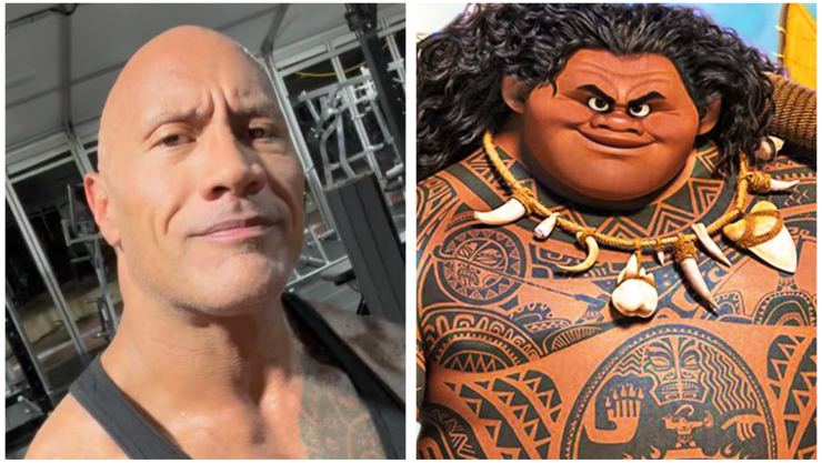 la roca maui fotos moana pelícuka