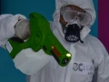 ASÍ ES COMO “CLEAN ADN” SANITIZA EL CONTENEDOR DEL JUGUETÓN AZTECA