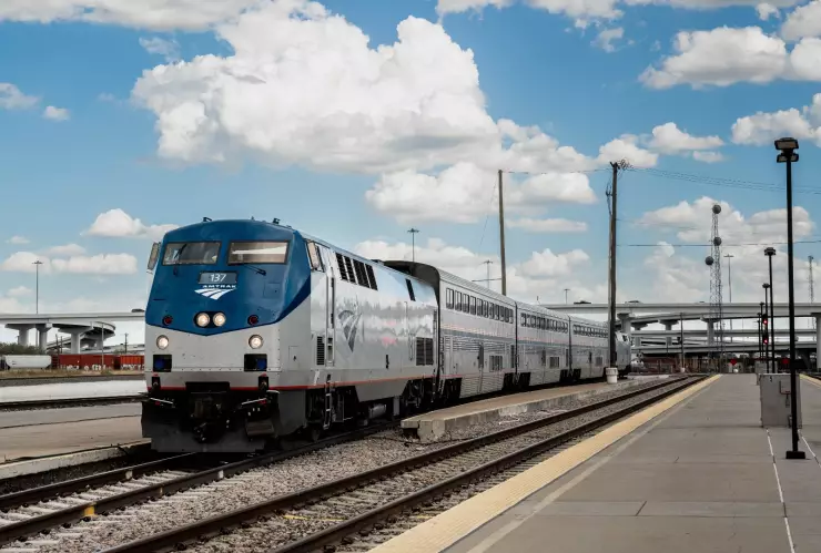 El tren Amtrak de Texas