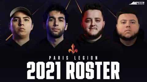 Paris legion anuncia su roster completo para COD 2021